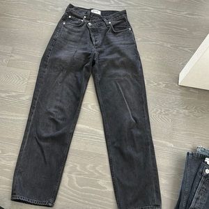 Agolde criss cross jean